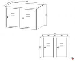 Aufsatzschrank-Modul